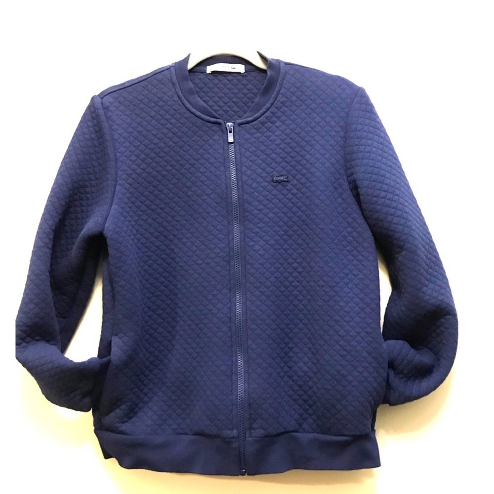 Lacoste Quilted Sweater/Bomber Jacket